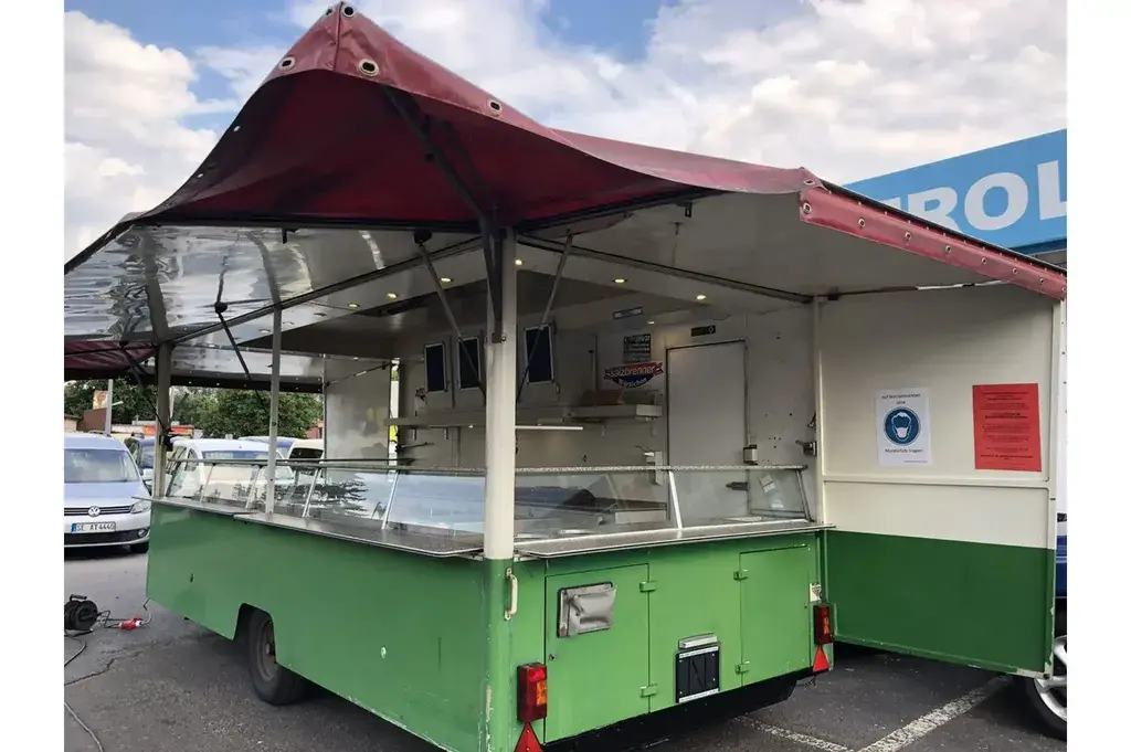 Borco hohns Przyczepa Gastronomiczna Gril imbis food truck 1992