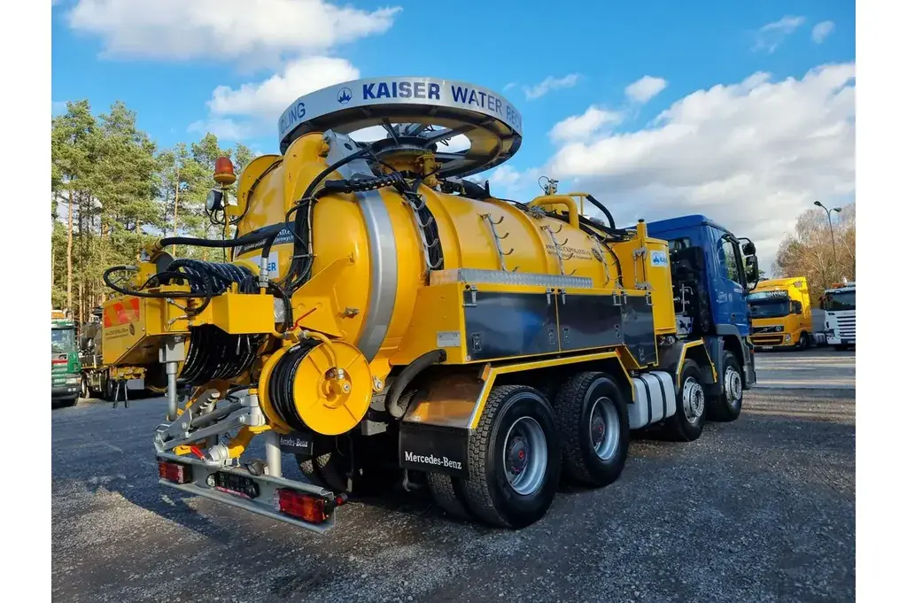 Mercedes Benz ACTROS 8x4 WUKO recykling do zbierania odpadów płynnych Ciężarowe 2005