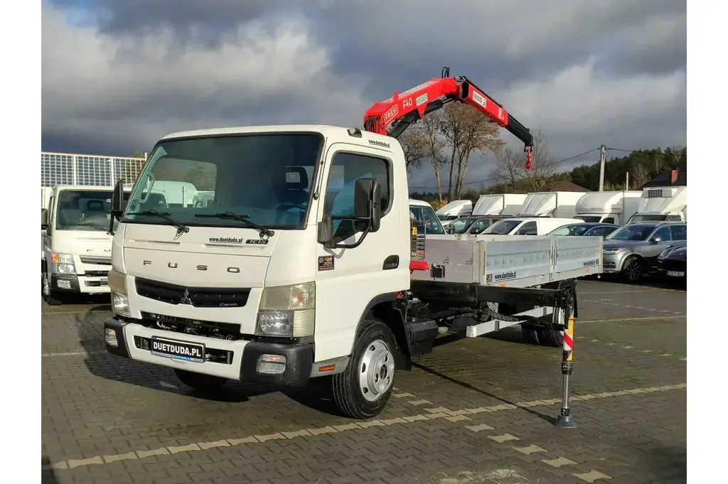 Mitsubishi Canter Fuso 7C15 3 0 150KM HDS FASSI F40 UNIKAT Super Stan Ciężarowe 2014