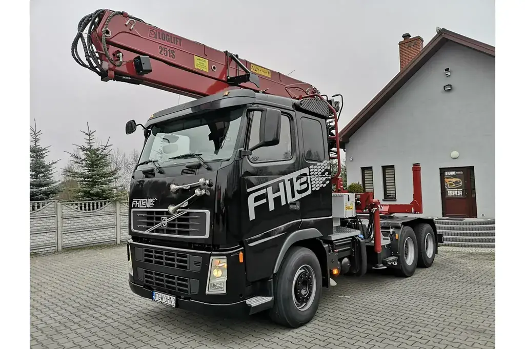 Volvo FH 520 6x4 LOGLIFT 251S Do Drewna Drzewa Lasu Dłużycy Ciężarowe 2008