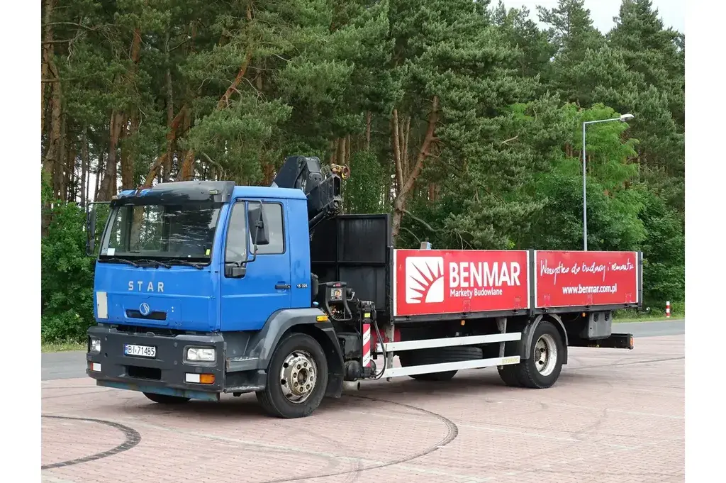 MAN MAN STAR Skrzyniowy Z HDS em Hiab XS 088 Duo Ciężarowe 2005