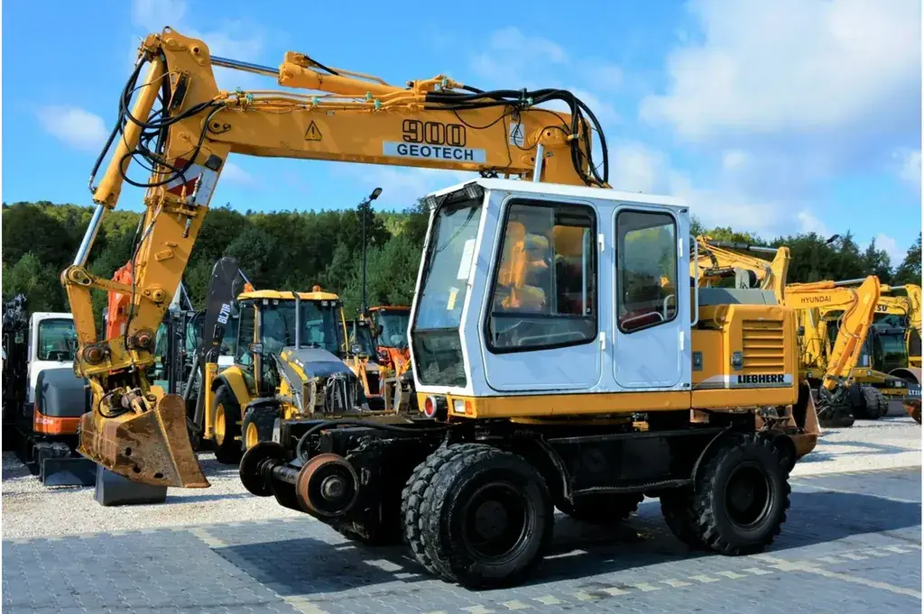 Liebherr A 900 ZW Litronic Koparka   Kolej 2002