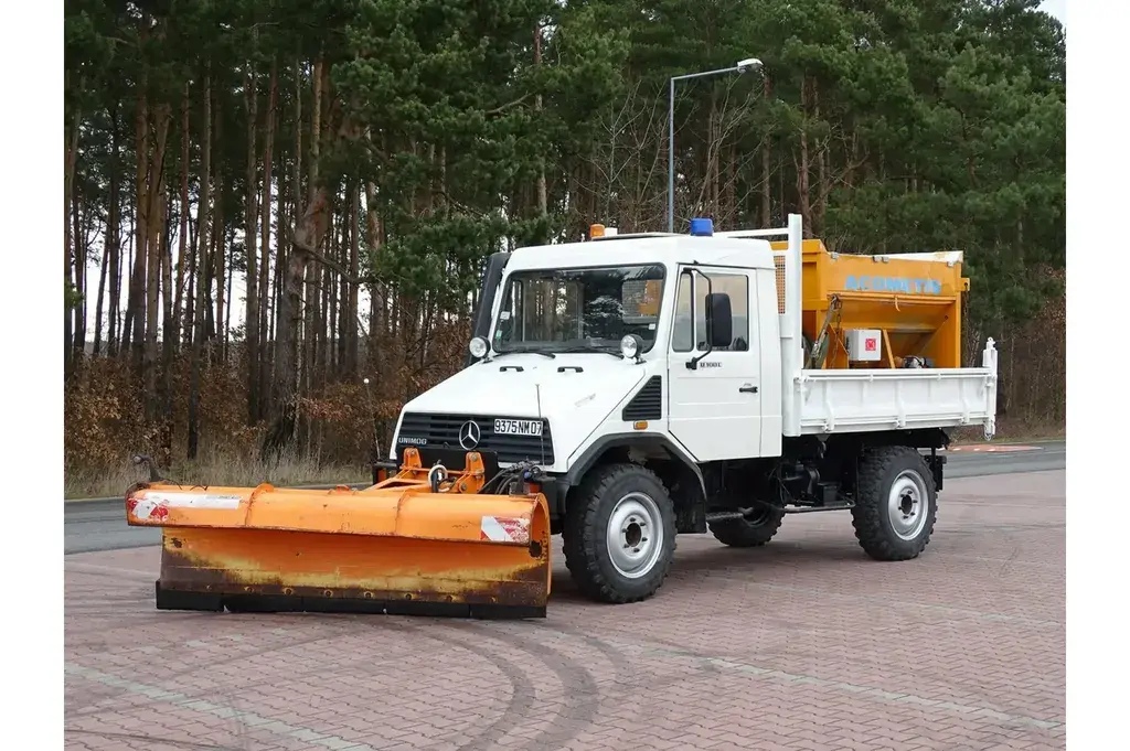 Unimog U100L PŁUGO PIASKARKA Sprowadzony 4X4 Wywrot Ciężarowe 1995