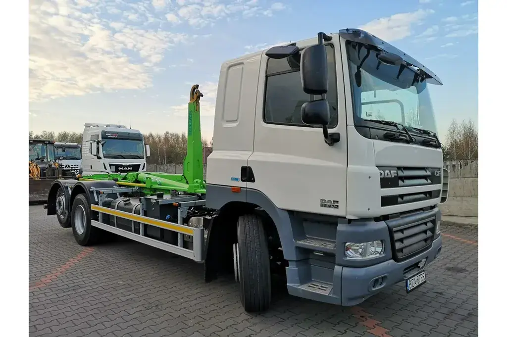 DAF CF 85 410 ATE Hakowiec 6x2 Skibicki 250Tys Km  Jak z Fabryki Ciężarowe 2014