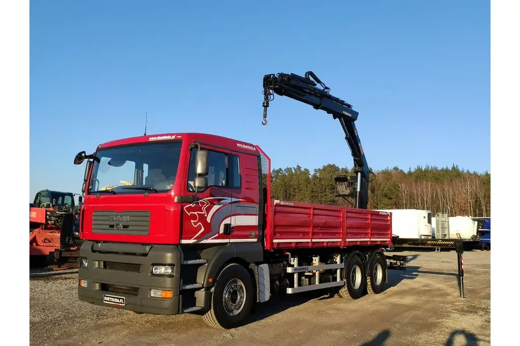 MAN Man 26 440 6x4 HDS HIAB 166 B 3 DUO Wywrotka Meiller 2 stronna Ciężarowe 2007