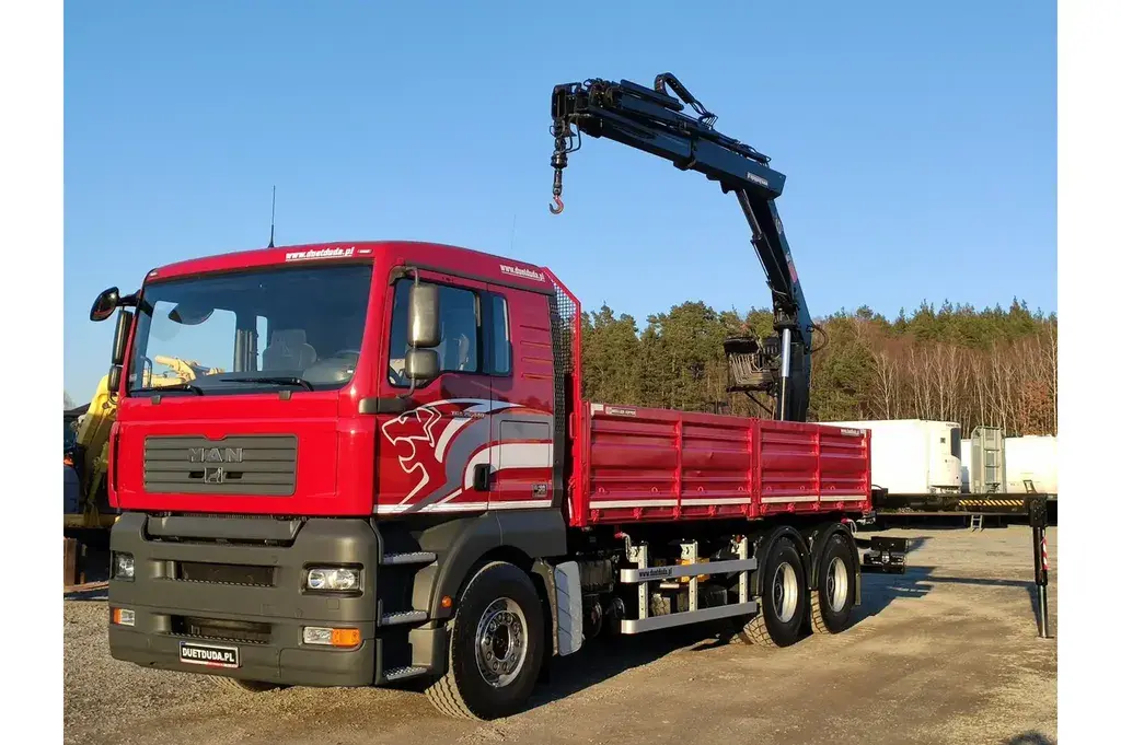 MAN Man 26 440 6x4 HDS HIAB 166 B 3 DUO Wywrotka Meiller 2 stronna Ciężarowe 2007