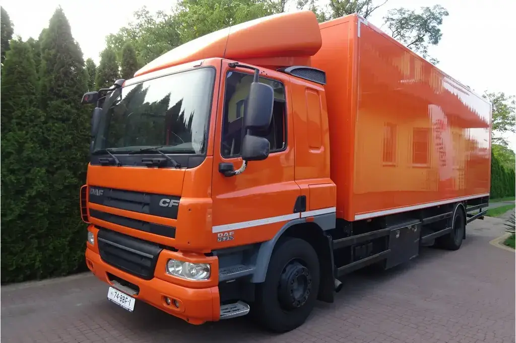 DAF CF 75 310 Euro 5 Sypialna kontener 20 palet winda klapa Ciężarowe 2012