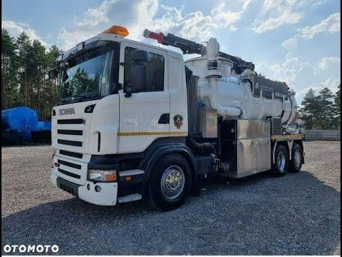 Scania Larsen 4 VAC Ładowarka próżniowa ssąco nadmuchowa Ciężarowe 2008