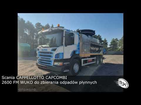 Scania CAPPELLOTTO CAPCOMBI 2600 FM WUKO do zbierania odpadów płynnych Ciężarowe 2007