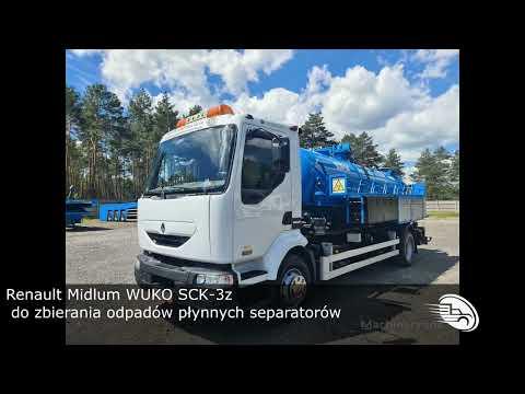 Renault Midlum WUKO SCK 3z  do zbierania odpadów płynnych separatorów Ciężarowe 2003