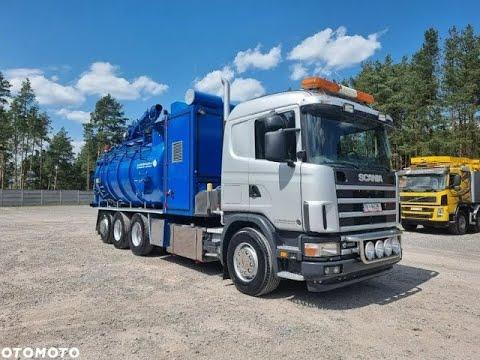 Scania V8 480 EuroVacman Ładowarka próżniowa ssąco nadmuchowa Ciężarowe 2004