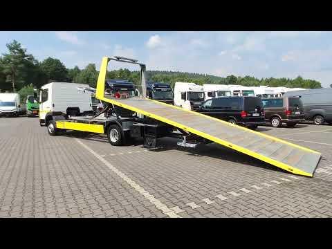 Mercedes Benz Benz Atego 1222 Laweta Platforma Hydrauliczna   Motyl Ciężarowe 2006